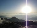 伊予富士から見た朝日