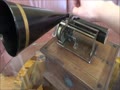 コロムビア蓄音機　グラフォフォン　タイプＢ　1897年頃   ロウ管録音実験